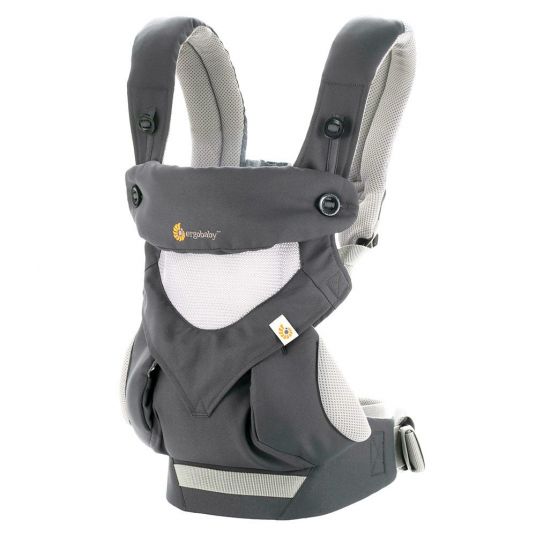 Ergobaby Baby carrier 360° Cool Air Mesh for 4 carrying positions - Carbon Grey