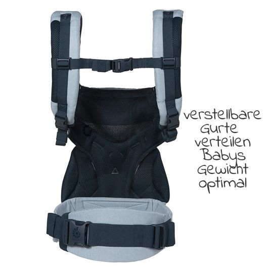 Ergobaby Baby carrier 360 Cool Air Mesh for 4 carrying positions - Chambray