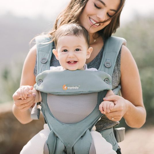 Ergobaby Baby carrier 360 Cool Air Mesh for 4 carrying positions - Sea Mist
