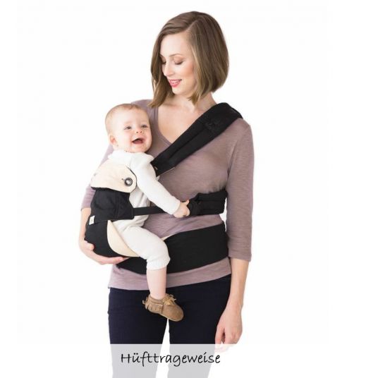Ergobaby 360° baby carrier for 4 carrying positions - Black Camel