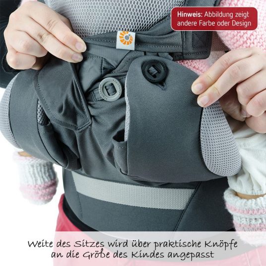 Ergobaby 360° baby carrier for 4 carrying positions - Dewy Grey