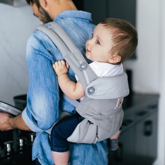 Ergobaby Baby carrier 360° for 4 carrying positions with lordosis support - Pearl Grey