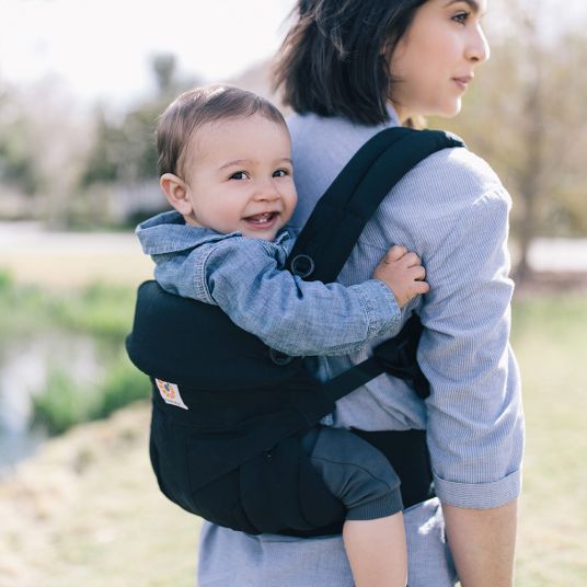 Ergobaby Baby carrier 360 for 4 carrying positions with lordosis support - Pure Black