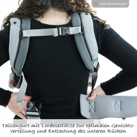 Ergobaby Baby carrier 360 for 4 carrying positions with lordosis support - Starry Sky