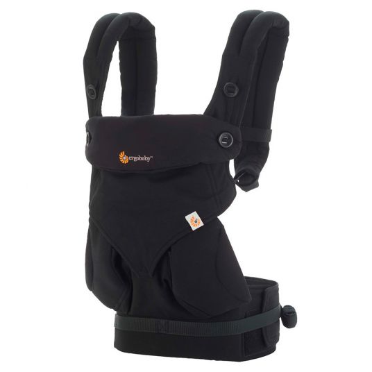 Ergobaby 360° baby carrier for 4 carrying positions - Pure Black