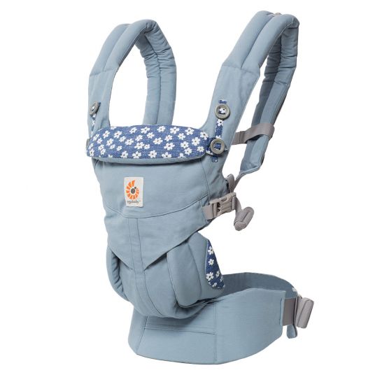 Ergobaby 360° Omni baby carrier for 4 carrying positions - Blue Daisies