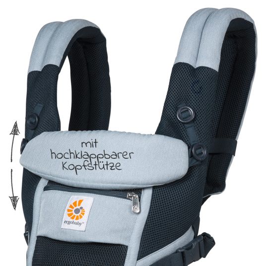 Ergobaby Baby carrier Adapt Cool Air Mesh - Chambray