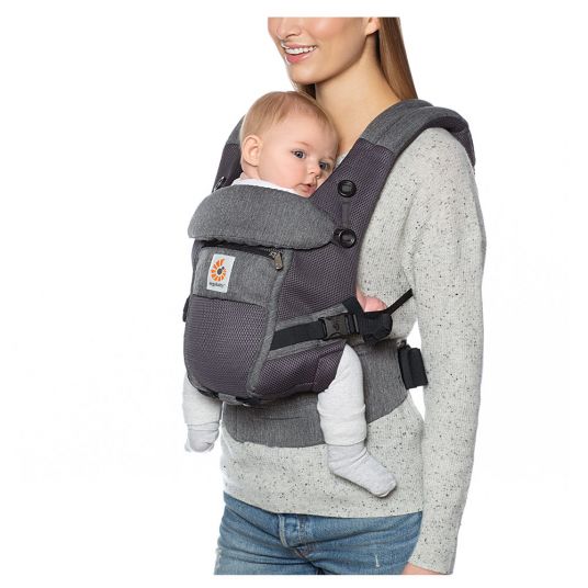 Ergobaby Baby Carrier Adapt Cool Air Mesh incl. 2 in 1 Winter Cover - Classic Weave