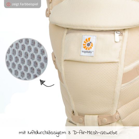 Ergobaby Baby Carrier Adapt Cool Air Mesh - Natural Weave