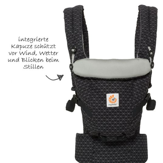 Ergobaby Baby carrier Adapt - Geo Black