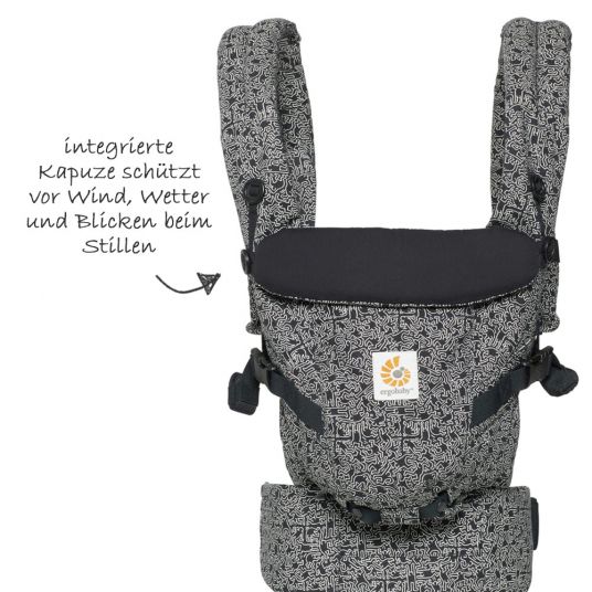 Ergobaby Baby carrier Adapt - Keith Haring Black