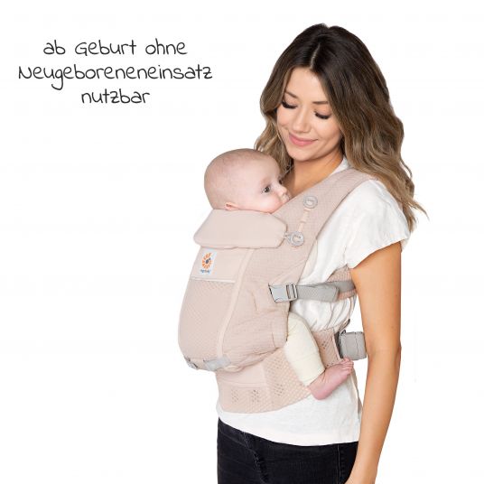 Ergobaby Babytrage Adapt Soft Flex Mesh - Pink Quarz