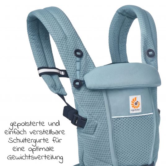 Ergobaby Baby Carrier Adapt Soft Flex Mesh - Slate Blue