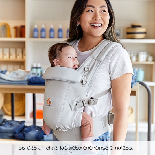 Ergobaby Babytrage Adapt Soft Touch Cotton - Pearl Grey