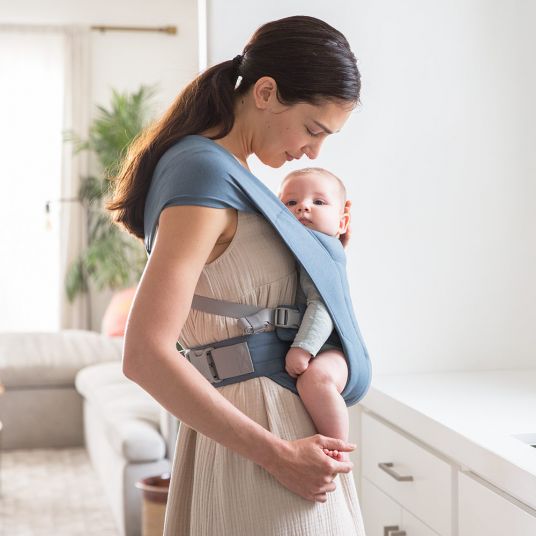 Ergobaby Babytrage Embrace für Neugeborene - Oxford Blue