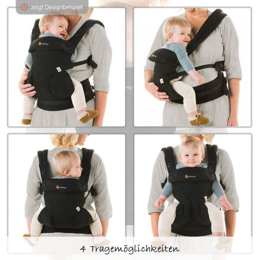 Ergobaby Baby carrier Omni 360 Cool Air Mesh for 4 carrying positions - Blue Tweed