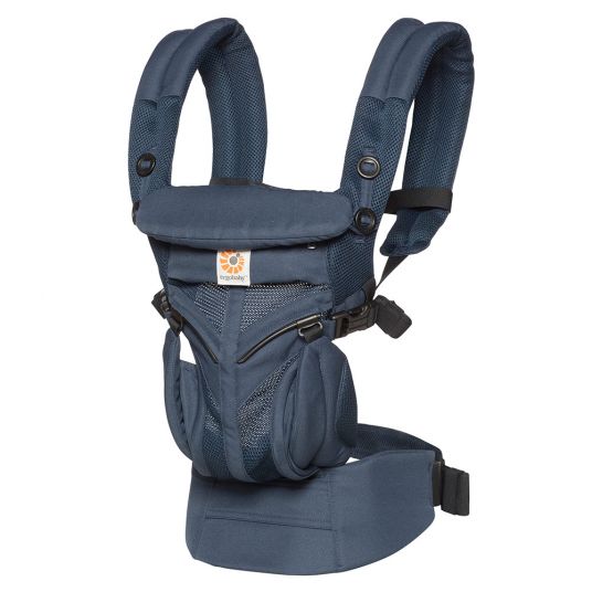 Ergobaby 360° Omni Cool Air Mesh baby carrier for 4 carrying positions - Midnight Blue