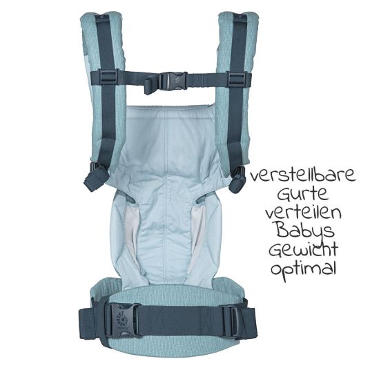 Ergobaby Baby carrier Omni 360 for 4 carrying positions - Heritage Blue