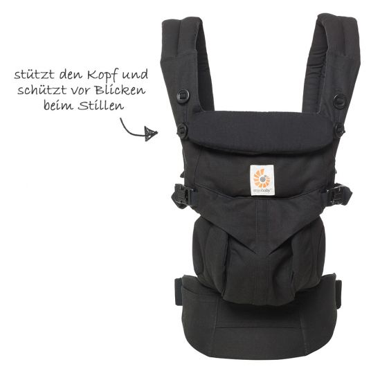 Ergobaby 360° Omni baby carrier for 4 carrying positions - Pure Black