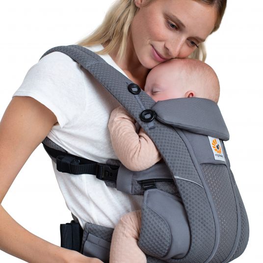 Ergobaby Baby Carrier Omni Breeze Soft Flex - Graphite Grey