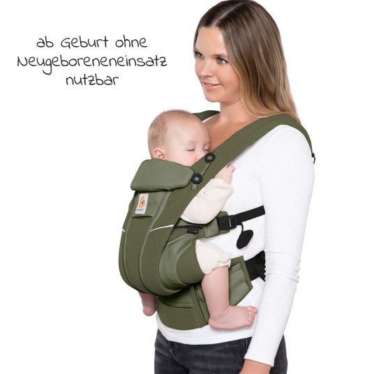 Ergobaby Baby Carrier Omni Breeze Soft Flex - Olive Green
