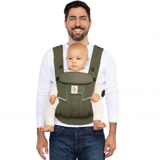 Ergobaby Baby Carrier Omni Breeze Soft Flex - Olive Green