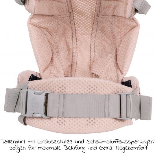 Ergobaby Baby Carrier Omni Breeze Soft Flex - Pink Quartz