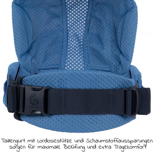 Ergobaby Baby Carrier Omni Breeze Soft Flex - Sapphire Blue