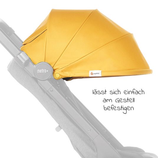 Ergobaby Tettuccio parasole per Metro+ Protezione UV 50+ - Giallo