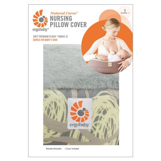 Ergobaby Nursing pillowcase Natural Curve - Yellow Swirl