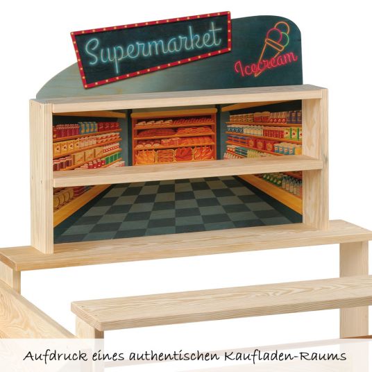 Erzi Kaufladen Supermarket - Natur