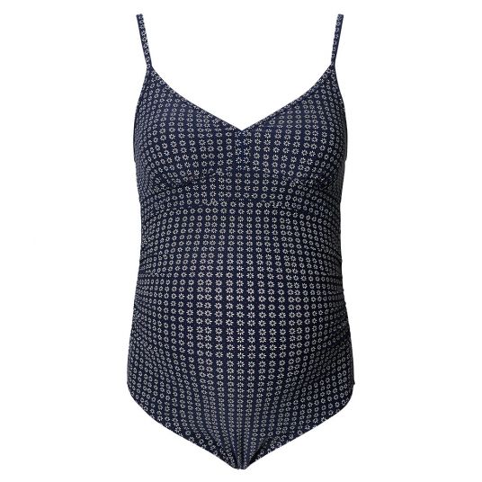Esprit Swimsuit - flowers dark blue - size XS/S