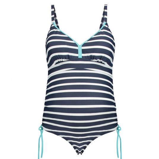 Esprit Swimsuit - Stripes Dark Blue White - Size M/L