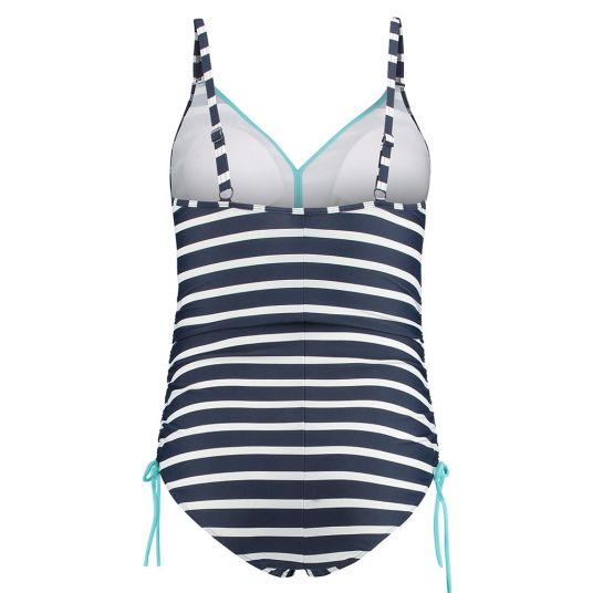 Esprit Swimsuit - Stripes Dark Blue White - Size M/L