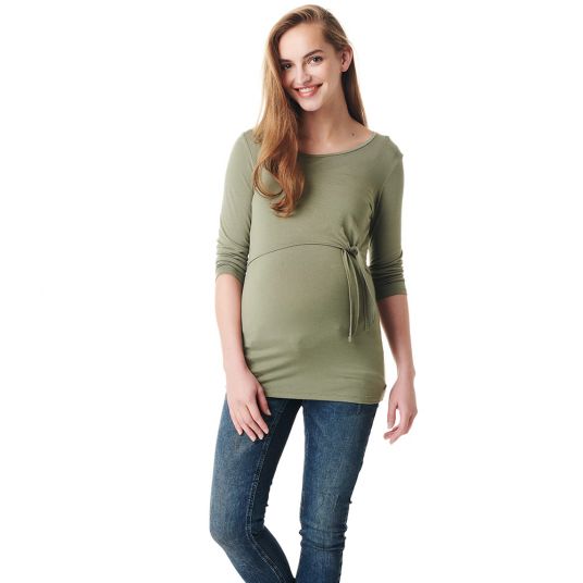 Esprit Long sleeve shirt with breastfeeding function - Olive - Gr. S