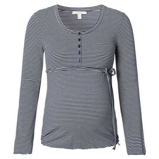 Esprit Long sleeve shirt with breastfeeding function - striped dark blue - size S