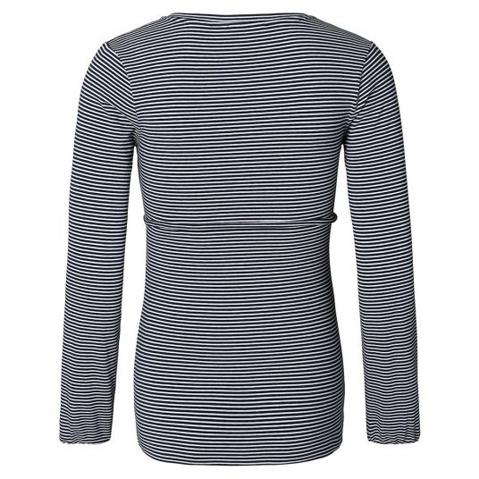 Esprit Long sleeve shirt with breastfeeding function - striped dark blue - size S