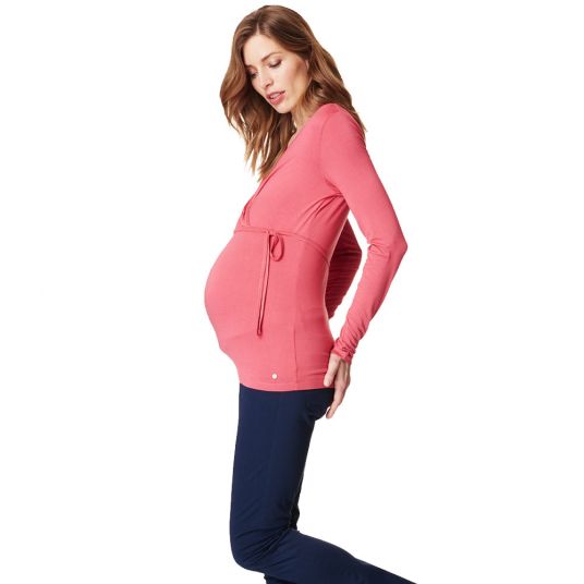 Esprit Camicia a maniche lunghe con funzione di allattamento - Rosso - Taglia S