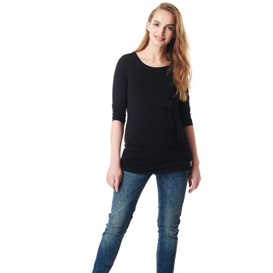 Esprit Long sleeve shirt with breastfeeding function - Black - Size S