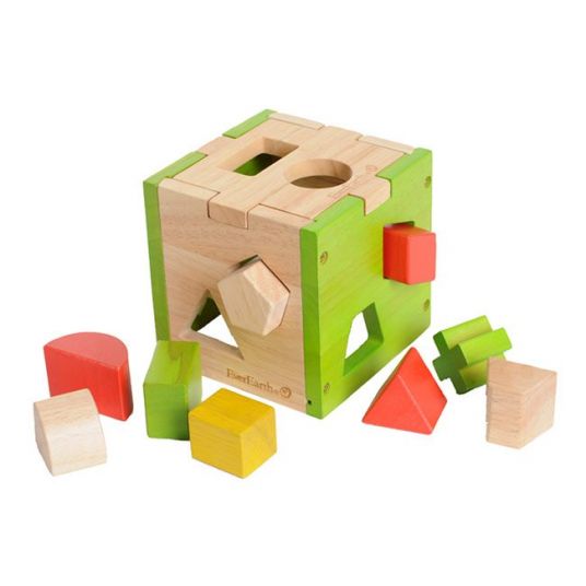 EverEarth Cubo di selezione con 10 blocchi di legno