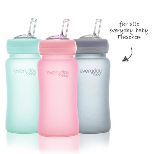 Everyday Baby Set di cannucce in silicone 4 pezzi