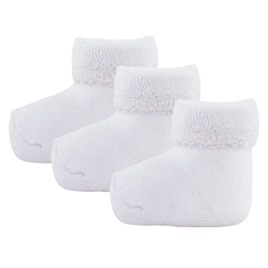 Ewers First time socks 3 pack - size 0 - 4 months - White