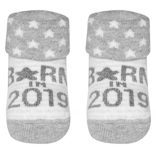 Ewers First socks Born in 2019 - Grey - Size 0 - 4 months