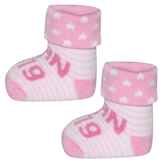 Ewers First socks Born in 2019 - Pink - Size 0 - 4 months