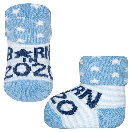 Ewers Primi calzini per bambini nati nel 2020 - Bleu - Gr. 0 - 4 mesi