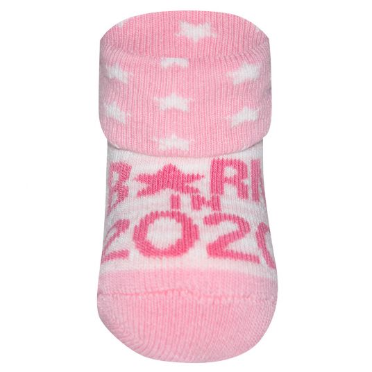 Ewers First Baby Socks Born in 2020 - Pink - Size 0 - 4 months