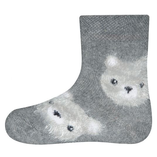 Ewers Socks Bears - Gray - Size 16-17