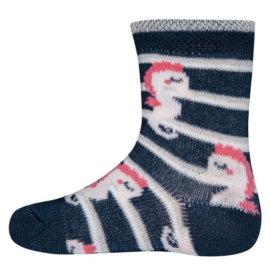 Ewers Socks seahorse - dark blue - size 16-17