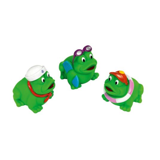 Fashy Bath splash figure 3 pack frogs