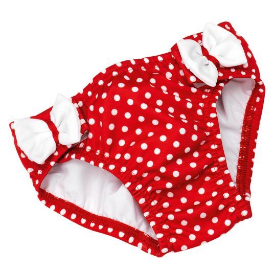 Fashy Bathing diaper trousers - dot red white - Gr. 62/68